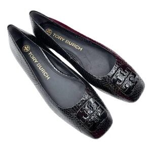 Tory Burch Black Flats
